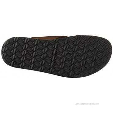 Aquatalia Men's Tanner Pebbled Calf Slide Sandal