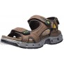 CAMEL CROWN Men Leather Sandals Open Toe for Outdoor Hiking Walking Beach Sports Fisherman Strap Sandal | Summer Waterproof