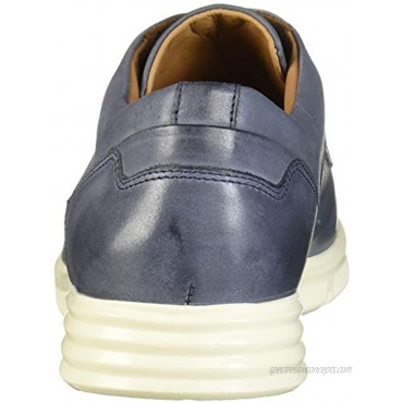 Driver Club USA Men's Leather Naples Light Weight Technology Oxford Laceup Sneaker