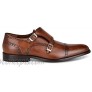 FRANCO CUADRA Men's Monkstrap Shoes in Genuine Leather