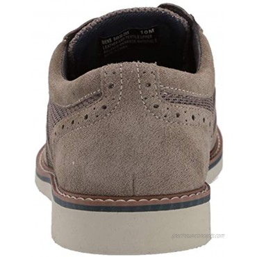 Nunn Bush Men's Barklay Wingtip Suede and Mesh Oxford Lace Up