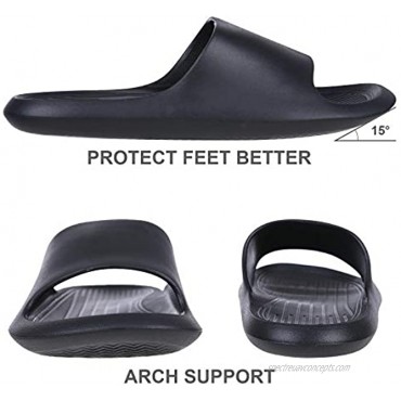 Non Slip Shower Shoes for Women Lightweight EVA Bath Slippers Pool Slide Sandals-Not for Narrow Feet