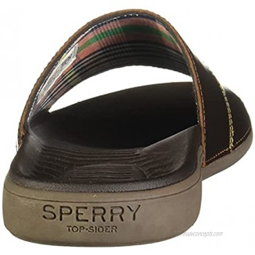 Sperry Men's Plushwave Dock Slide Leather Sandal