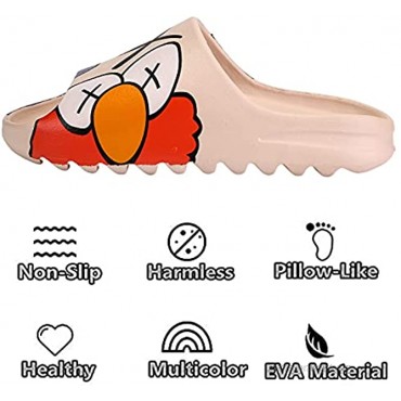 Unisex Slide Sandal Summer Slippers Non-Slip Soft Pool Slides,Indoor&Outdoor House Pillow Slides Slippers,Light Weight EVA Slides Shoes,Quick Drying Thick Sole Bathroom Shower Slippers for Men and Women
