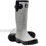 Brown Oak Womens Rebecca Waterproof Adjustable Wellington Mid Calf Rubber Rain Boots