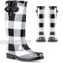 Twisted Women’s Rubber Rain Boots | Ladies Knee High Jelly Lined Water Resistant