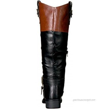 Rampage Women's Ivelia Fashion Knee High Casual Riding Boot Available in Wide Calf