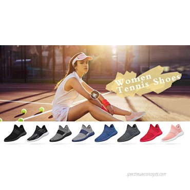 Troadlop Womens Sneakers Lightweight Breathable Slip On Shoes