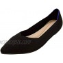 Women's Pointed Toe Ballet Flats Knit Casual Comfort Slip On Dress Shoes