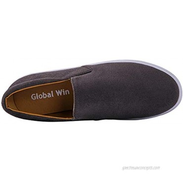 GLOBALWIN Women's Slip On Loafers Casual Fashion Sneakers