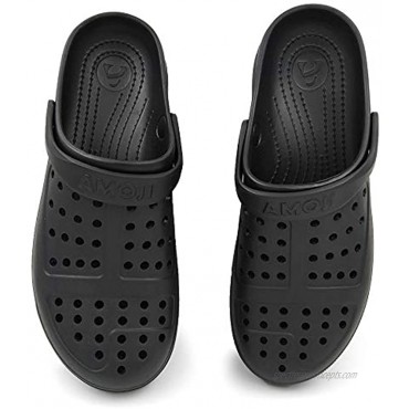 Amoji Unisex Garden Clogs Slip On Shoes CL1820