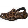 Crocs unisex-adult Women's and Men's Classic Animal Print Clog | Zebra and Leopard Shoes