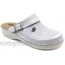LEON V202 Leather Slip-on Womens Ladies Mule Clogs Slippers Shoes