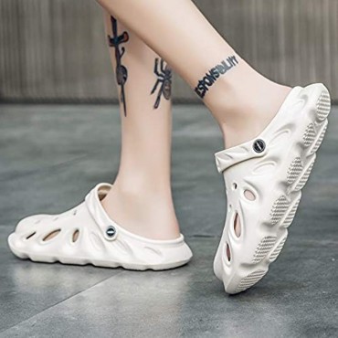 SINNO Garden Clogs for Women Men Shoes Slip on Lightweight Rubber Beach Sandals Nursing Slippers Casual Indoor Outdoor Mules