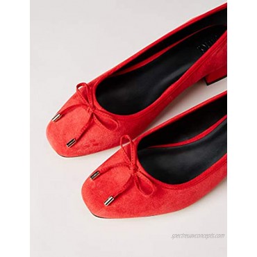Brand find. Mini Heel Leather Ballet Women’s Closed-Toe Pumps