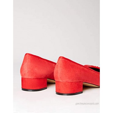 Brand find. Mini Heel Leather Ballet Women’s Closed-Toe Pumps