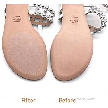 CB Shoes Sole Protector Self-Adhesive Shoe Sticker Matte Clear Non-Slip Texture For Women's Heels Leather Shoe Sole