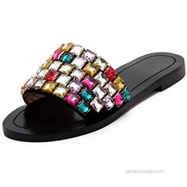 jingyibest Women's Dress Shoes Summer Flat Flip Flop Metal Sandals Open Toes