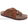 MUK LUKS Women's Terra Turf Shayna-Chocolate Flat Sandal
