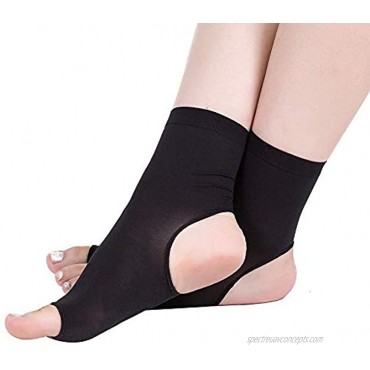 Open Toe and Open Heel Socks for Peep Toe Shoes High Heels Sandals etc. Hosiery Material Ankle Socks One Size 4 Pairs