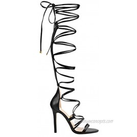 Richealnana Women's Sexy Strappy Gladiator High Heels