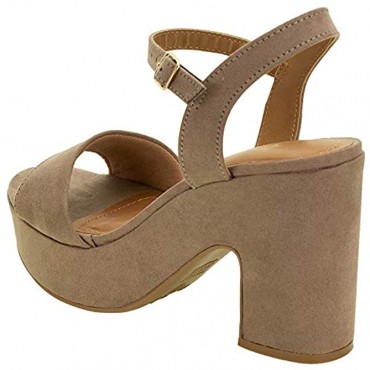 Woman's sandal platform adjustable round toe comfort style fashion