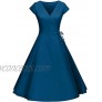 GownTown Women's 1950's Classic Cap Sleeve Wrap Dress