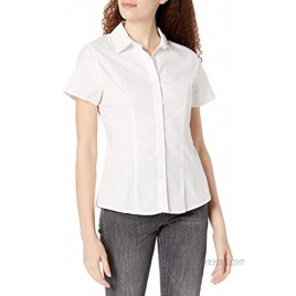 French Toast Women's Short Sleeve Stretch Blouse