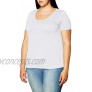 Brand Daily Ritual Women's Plus Size Jersey Short-Sleeve Scoop Neck Shirt