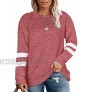 WKIOR Plus Size Tops For Women Long Sleeve Tunic Loose Soft Crewneck Pullover Tops Shirts