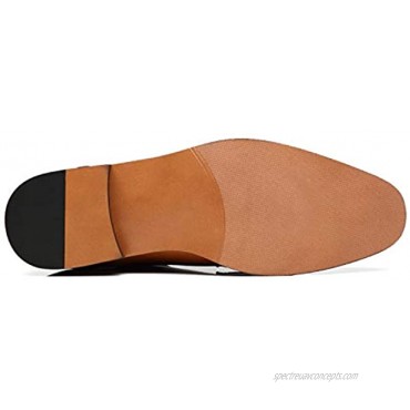 La Milano Men's Chelsea Boots Genuine Leather Comfortable Ankle Boots Classic.