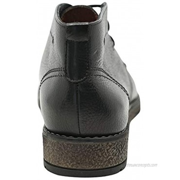 Yacamoz Denver Mens Leather Chukka Boots-Luxury Powerful Full Grain Calf Leather Handmade Dress Boots That Go With Dresses Superior Craftsmanship Mens Lace Up Boots Work Or Play Leather Mens Boot Black numeric 11
