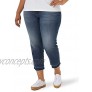 Lee Women's Plus Size Legendary Regular Fit High Rise Released Hem Crop Capri Jean