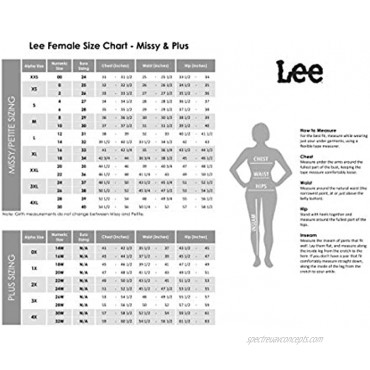 Lee Women's Plus-Size Relaxed-Fit Denim CapriJean