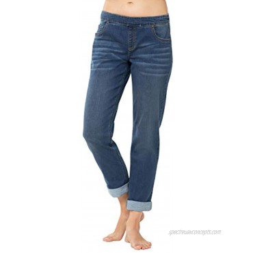 PajamaJeans Womens Stretch Jeans Boyfriend Loose Jeans for Women