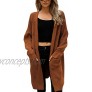 Blooming Jelly Women's Long Cardigan Sweaters Oversized Chunky Cardigan OpenFront with Pockets