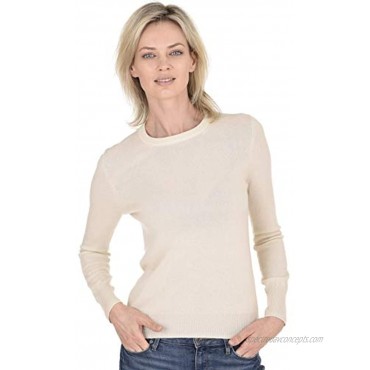 Cashmeren Crew Neck Pullover 100% Cashmere Long Sleeve Sweater for Women