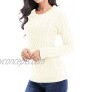 v28 Women Crew Neck Korea Knit Stretchable Elasticity Long Sleeve Sweater Jumper