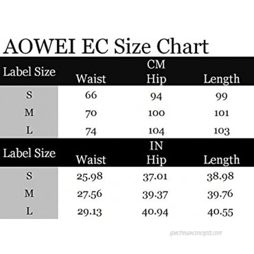 AOWEER Womens High Waisted Cargo Pants Pockets Casual Loose Combat Twill Trousers Girls