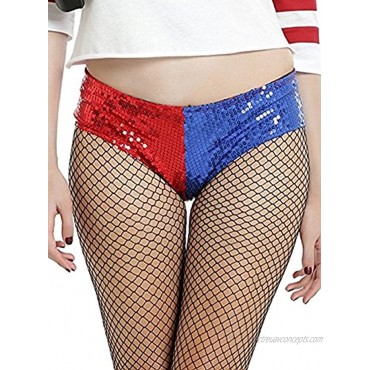 DC Comics Suicide Squad Harley Quinn Sequin Hot Pant …