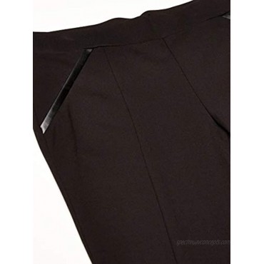 Rafaella Women's Plus-Size Ponte Comfort Fit Slim Leg Pants
