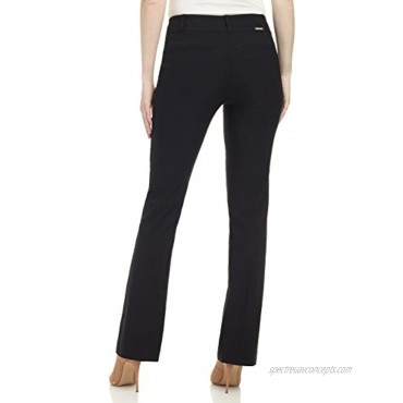 Rekucci Women's Ease in to Comfort Fit Barely Bootcut Stretch Pants