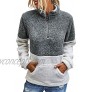 BTFBM Women Sherpa Pullover Quarter Zip Long Sleeve Fluffy Soft Fleece Jackets Sweaters Sweatshirts Hoodies Outwear Coat