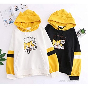 CRB Fashion Cosplay Anime Bunny Emo Girls Cat Bear Ears Emo Bear Top Shirt Pullover Sweater Hoodie Doggie