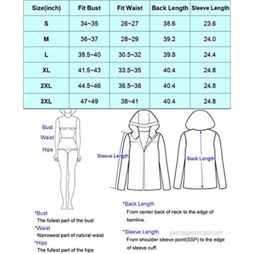 GRACE KARIN Women's Casual Pockets Zip up Hoodies Tunic Sweatshirt Long Hoodie Jacket