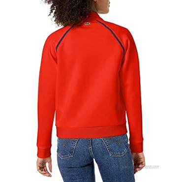Lacoste Women's Long Sleeve Full Zip Vintage Badge Sweatshirt