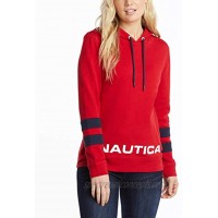 Nautica Women's Classic Supersoft 100% Cotton Pullover Hoodie