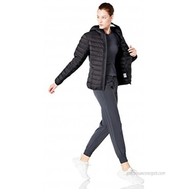 5Oaks Womens Light Weight Short Down Jacket Hooded Packable