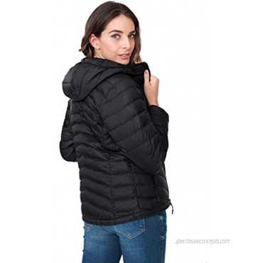 CAMEL CROWN Women’s Lightweight Hooded Down Jacket Packable Puffer Insulated Coats