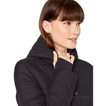 Essentials Women's Heavy-Weight Long-Sleeve Full-Zip Hooded Puffer Coat